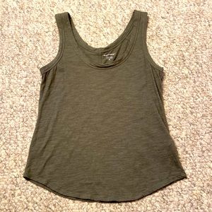 Banana Republic Cozy Slub tank XS olive EUC